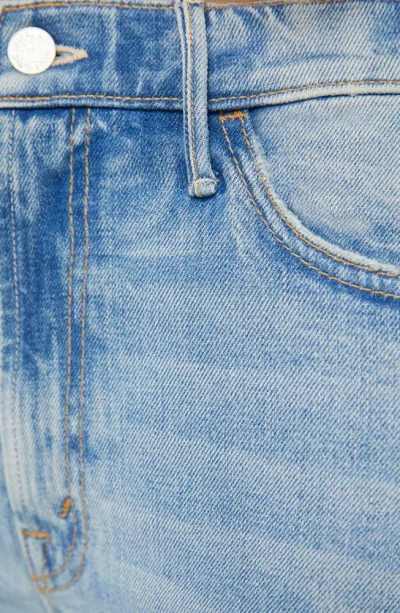 Mother The Hustler Roller Fray Mid-rise Wide-leg Jeans In I Confess