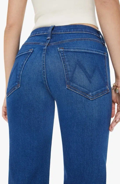 Shop Mother The Rambler Ankle Wide Leg Jeans In Coastal Colors