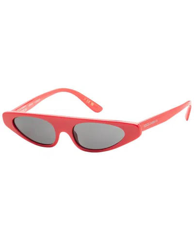 Shop Dolce & Gabbana Women's Dg4442 52mm Sunglasses In Red