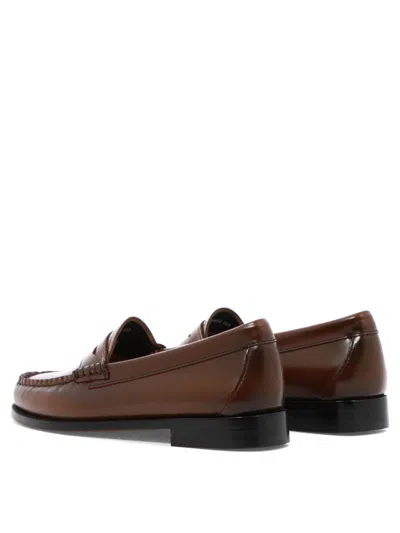 Shop Gh Bass G.h. Bass "weejuns Penny" Loafers In Brown