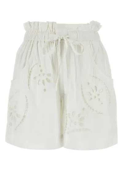 Shop Isabel Marant Shorts In White