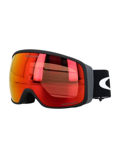 Shop Oakley Flight Tracker L Snow Goggles In Matte Black Prizm Snow Torch Iridiu