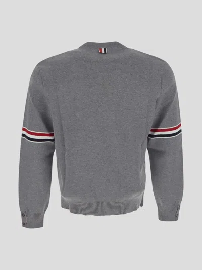 Shop Thom Browne Sweaters In Lightgrey