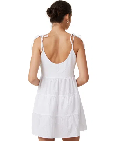 Shop Cotton On Women's Solstice Mini Dress In White