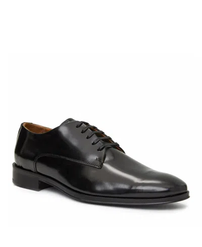Shop Bruno Magli Men's Metti Leather Oxford Dress Shoes In Black
