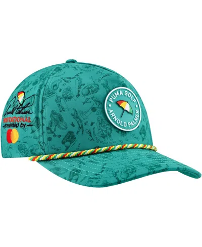 Shop Puma Men's Green Arnold Palmer Invitational Flexfit Tech Rope Adjustable Hat