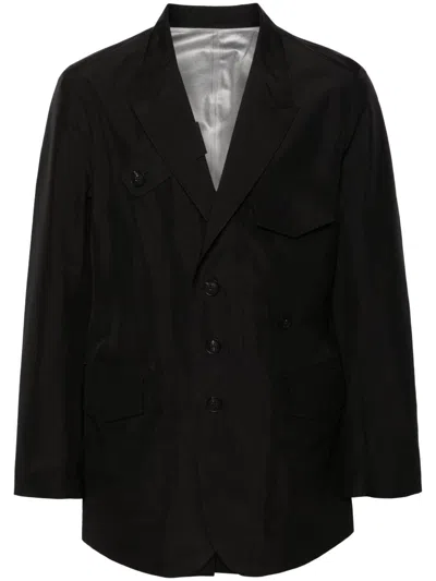 Shop Y-3 Single-breasted Blazer - Men's - Recycled Polyester In Black