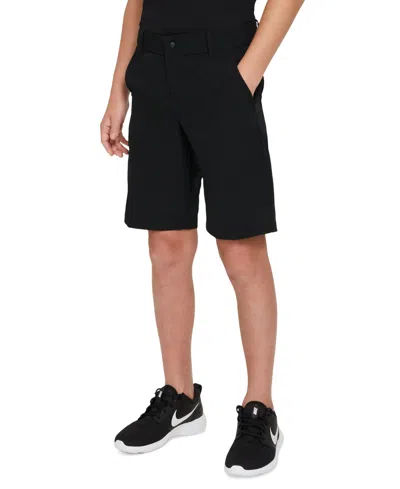 Shop Nike Big Boys Golf Shorts In Black,white