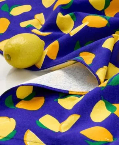 Kate Spade Lemon Party Collection In Navy Blue,yellow