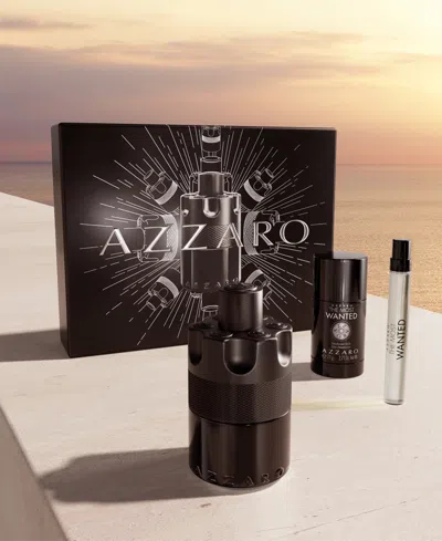 Shop Azzaro Men's 3-pc. The Most Wanted Eau De Parfum Intense Gift Set In No Color