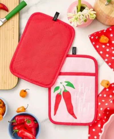 Kate Spade Hot Hot Hot Peppers Collection In Red