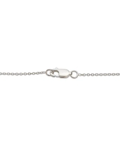 Shop Ralph Lauren Lauren  Vertical Bar 32" Pendant Necklace In Sterling Silver