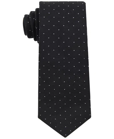 Shop Construct Men's Extra-long Ceremony Dot Tie In Black