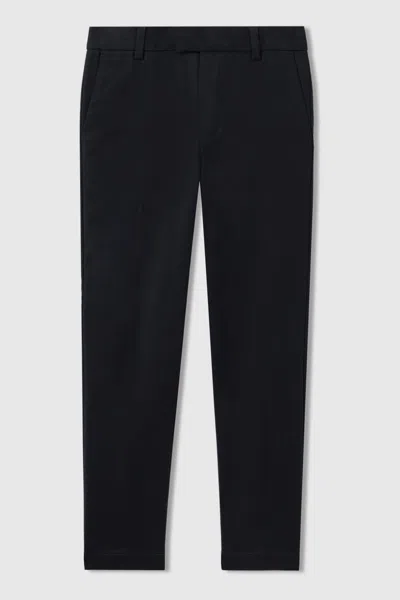 Shop Reiss Eastbury - Navy Chino Slim Trousers, Uk 13-14 Yrs