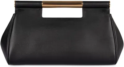 Shop Dolce & Gabbana Sicily Leather Handbag In Black