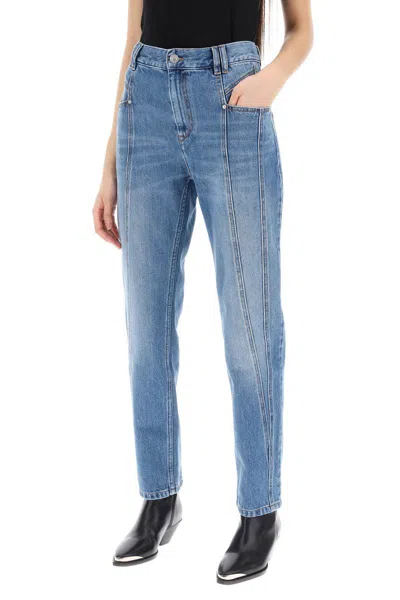 Shop Isabel Marant Nikira Jeans In Blu