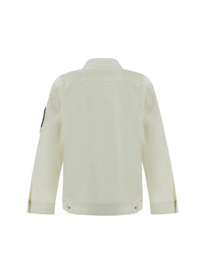 Shop Stone Island Jackets In Bco Naturale