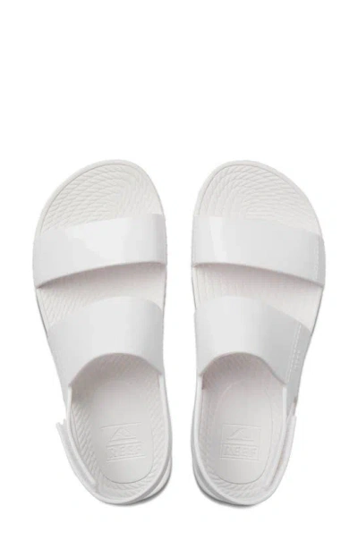 Shop Reef Water Vista Slingback Sandal In White Shine