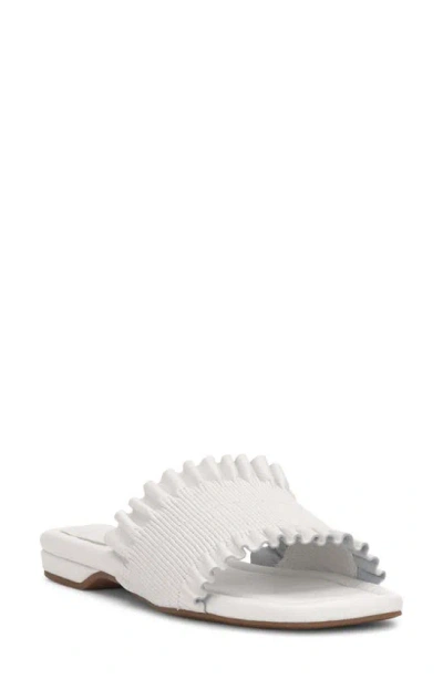 Shop Jessica Simpson Camessa Slide Sandal In Bright White