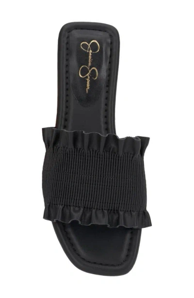 Shop Jessica Simpson Camessa Slide Sandal In Black