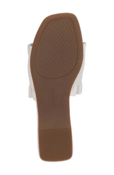 Jessica Simpson Camessa Slide Sandal In Bright White