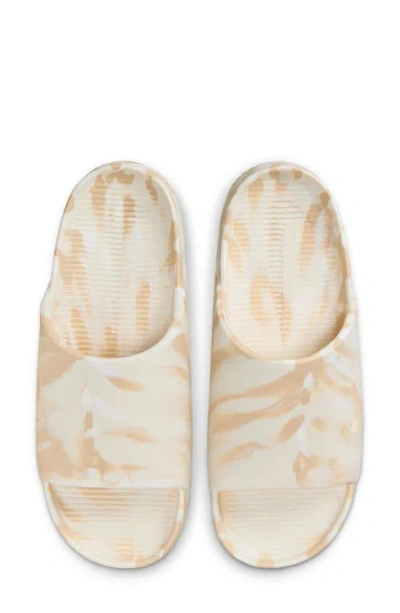 Shop Nike Calm Slide Sandal In Phantom/ Phantom