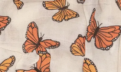 Shop Angel Dear Monarch Butterfly Bodysuit In White Multi