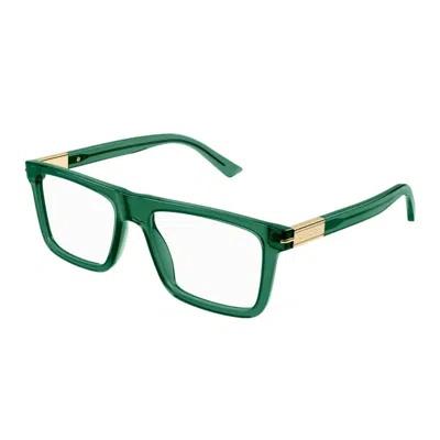 Shop Gucci Gg1504 003 Glasses In Verde