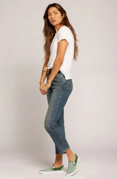 Shop Current Elliott The Mom Jeans In Crescent