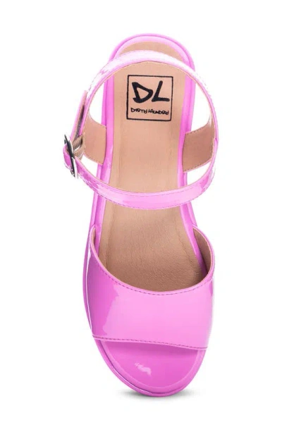 Dirty Laundry Jump Out Platform Sandal In Pink