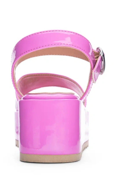 Dirty Laundry Jump Out Platform Sandal In Pink