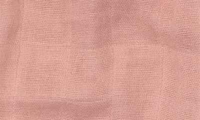 Shop Angel Dear Smocked Organic Cotton Romper In Pink