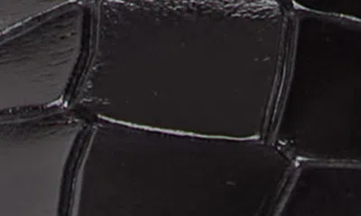 Mezlan Croc Embossed Derby In Black