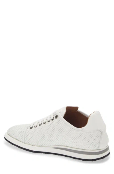 Shop Mezlan Weave Sneaker In White