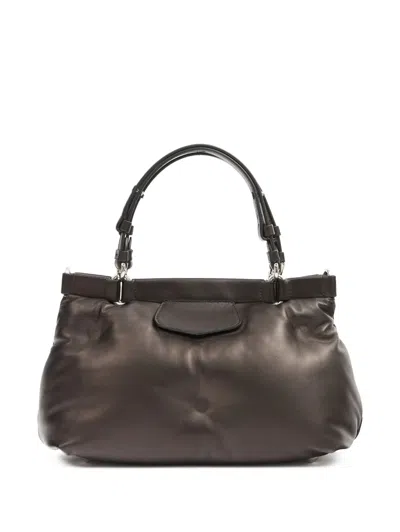 Shop Maison Margiela Glam Slam Handbag Small In T8013 Black