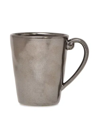 Shop Juliska Pewter Stoneware Mug In Grey