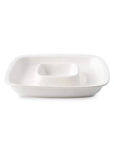 Shop Juliska Puro Whitewash Chip N' Dip Bowl In White Wash