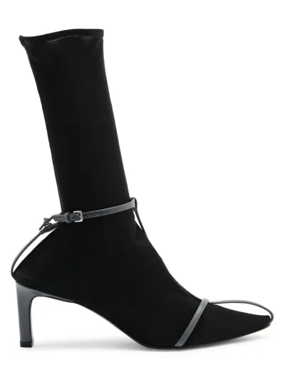 Shop Jil Sander Women's 65mm Ankle Boots In Black