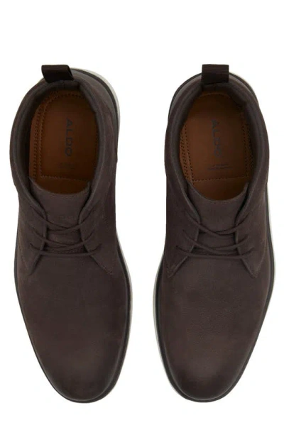 Shop Aldo Clinton Chukka Boot In Dark Brown