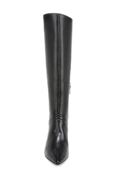Shop 27 Edit Naturalizer Falencia Knee High Pointed Toe Boot In Black Leather