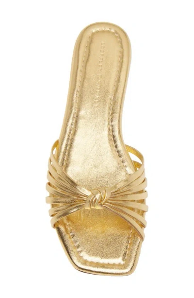 Shop Loeffler Randall Izzie Slide Sandal In Gold