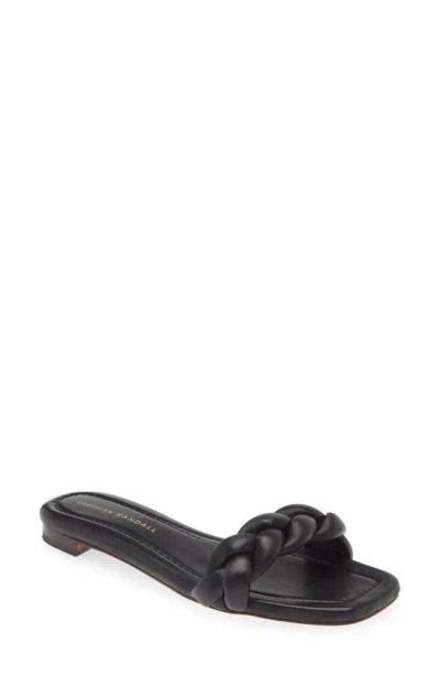 Shop Loeffler Randall Jackson Braided Slide Sandal In Black