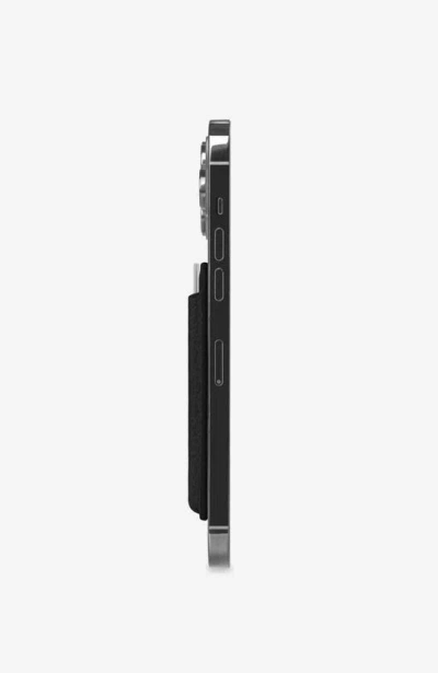 Maison De Sabre Leather Magsafe Wallet In Pomegranate Caviar