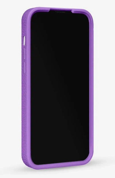 Shop Maison De Sabre Jelligrain Silicone Phone Case In Viola Purple