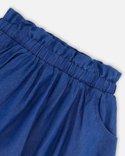 Shop Deux Par Deux Little Girl's Solid Chambray Skort