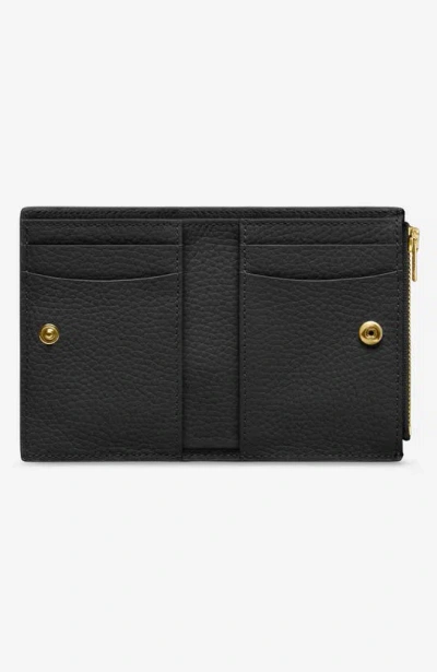 Maison De Sabre Maison De Sabré Small Leather Bifold Wallet In Black Caviar