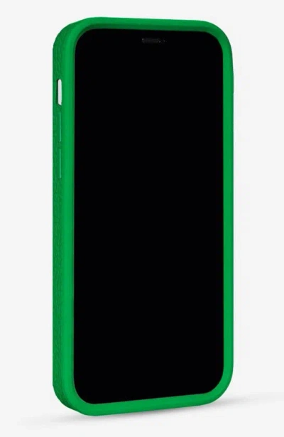 Shop Maison De Sabre Jelligrain Silicone Phone Case In Kiwi Green