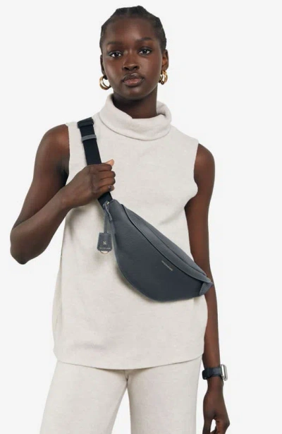 Maison De Sabre Sling Bag In Graphite Grey