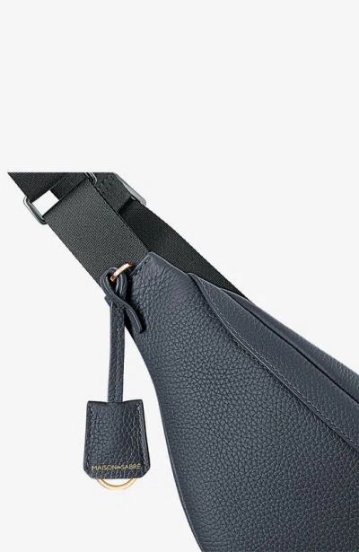 Maison De Sabre Sling Bag In Graphite Grey