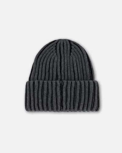 Shop Deux Par Deux Unisex Solid Knit Hat Black